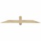 Ekena Millwork Eugene Rough Sawn Timber Gable Bracket, Douglas Fir, 60"W x 10"H x 4"D x 4"F, 4/12 Pitch GBW060X10X0404EUG00RDF - alternate 1